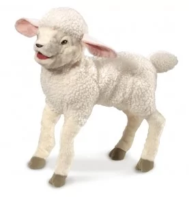 Peluche marionnette Agneau