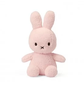 Peluche Miffy Terry rose pastel - 23 cm