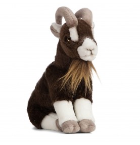 Peluche bouc - 25 cm signée Living Nature
