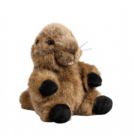 Peluche marmotte - 17 cm signée Anima